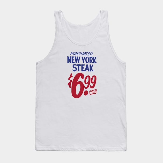 New York Steak sign Tank Top by Anne-Marie van Warmerdam